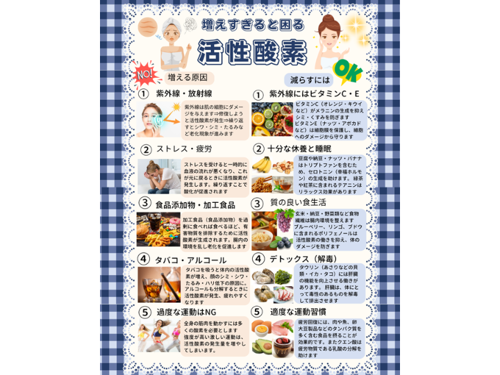 増えると困る活性酸素