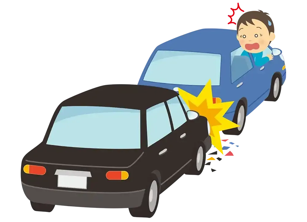 後ろから車に突っ込まれた（追突事故の被害者）